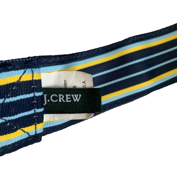 J Crew Fabric Classic Striped Ribbon Belt Size L/XL - Picture 6 of 7